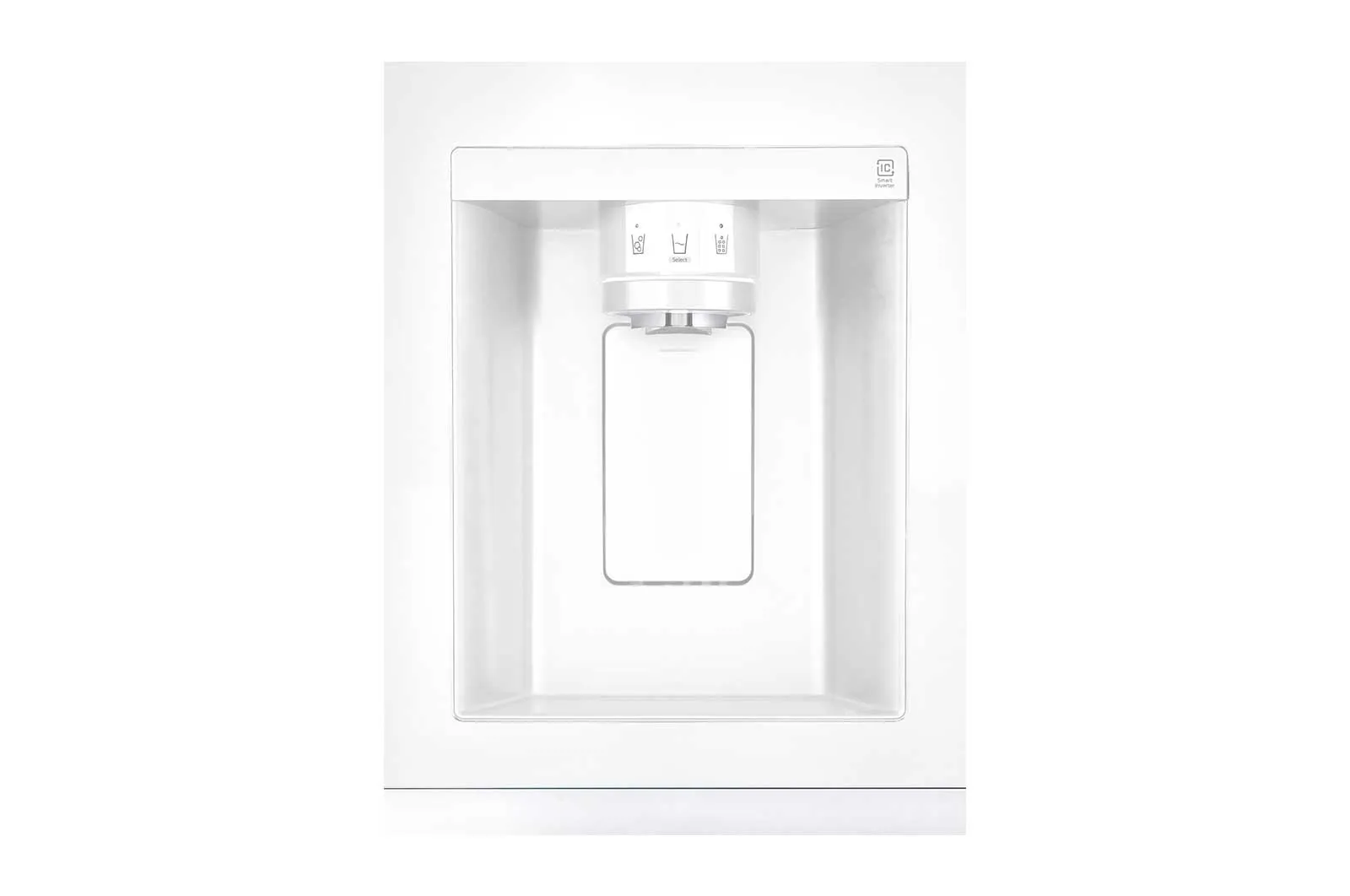 Lg LRSXS2706W 27 Cu. Ft. Side-By-Side Refrigerator With Smooth Touch Ice Dispenser