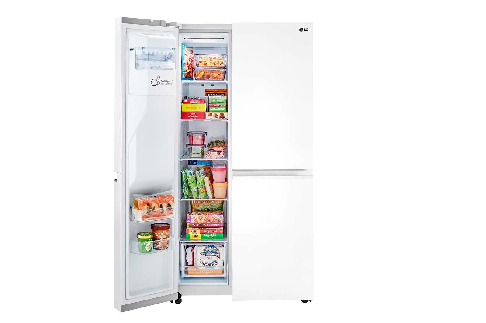 Lg LRSXS2706W 27 Cu. Ft. Side-By-Side Refrigerator With Smooth Touch Ice Dispenser