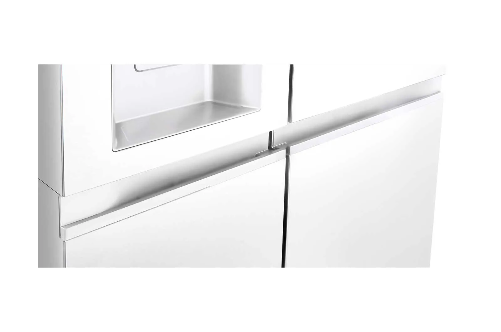 Lg LRSXS2706W 27 Cu. Ft. Side-By-Side Refrigerator With Smooth Touch Ice Dispenser