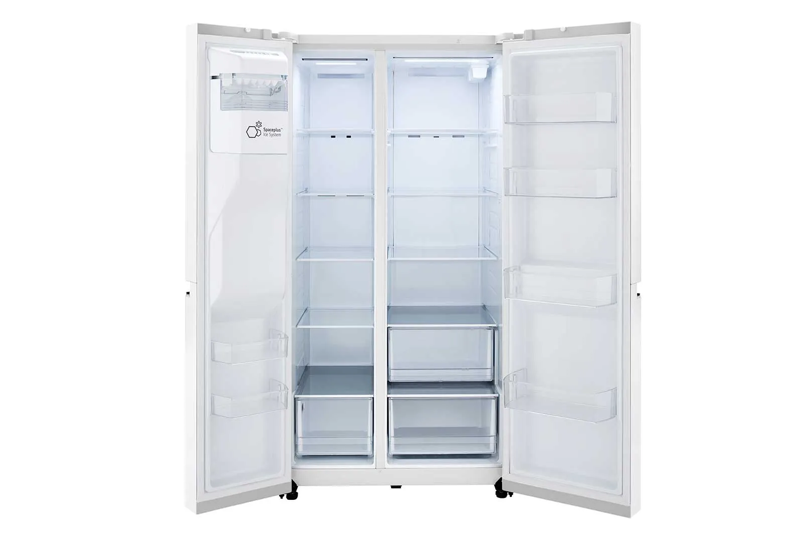 Lg LRSXS2706W 27 Cu. Ft. Side-By-Side Refrigerator With Smooth Touch Ice Dispenser