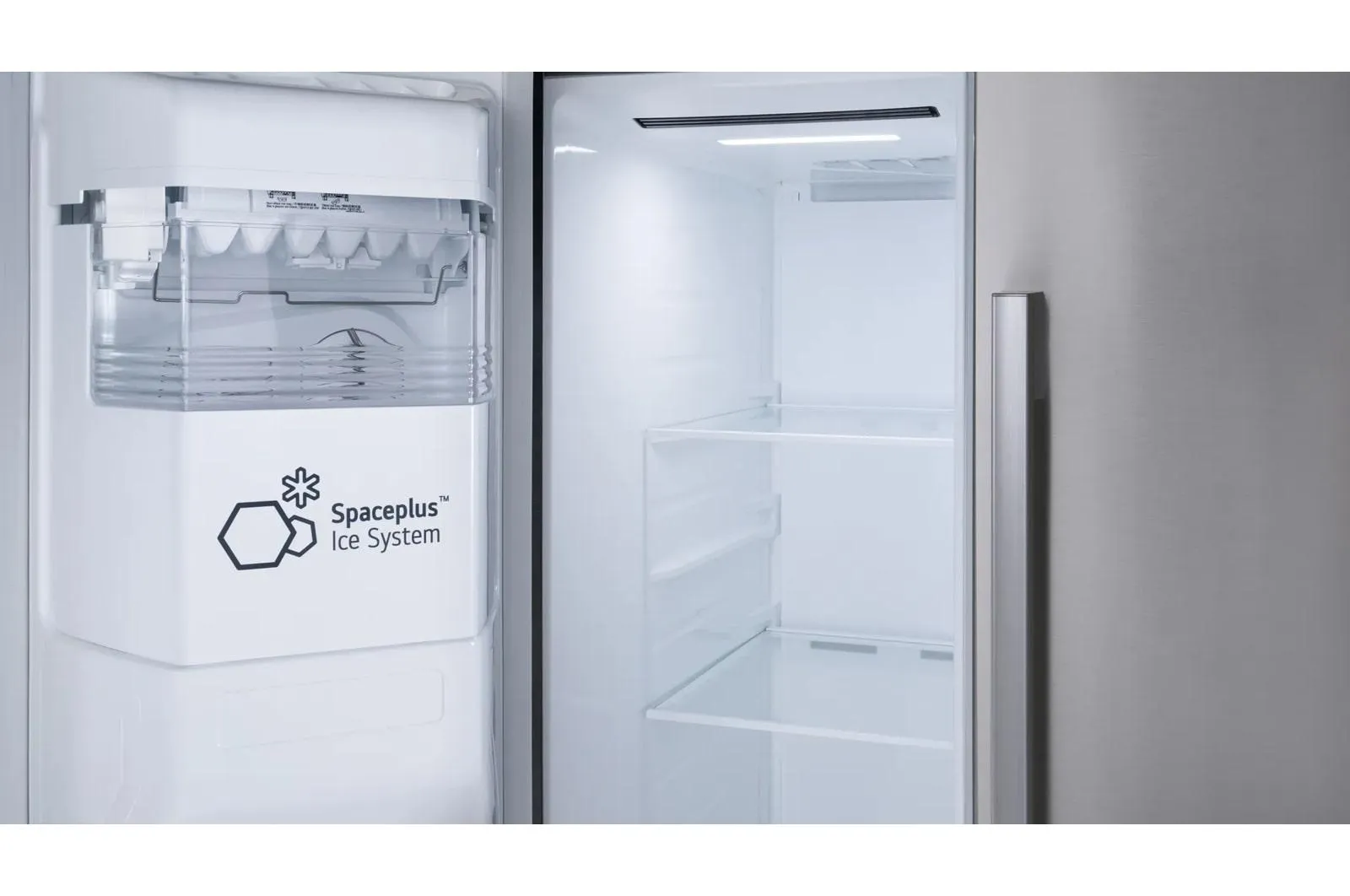 Lg LS27T3230S 27 Cu. Ft. Standard-Depth. Side-By-Side Refrigerator. With Ice And Water And New Bar Handle Design