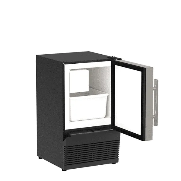 Marvel MACR214SS01A 14-In Low Profile Compact Crescent Ice Machine With Door Style - Stainless Steel