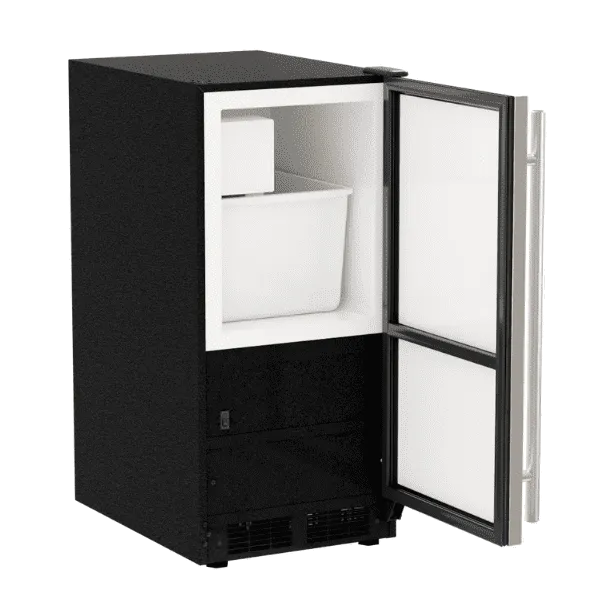 Marvel MACR215SS01A 15-In Low Profile Built-In Crescent Ice Machine With Door Style - Stainless Steel