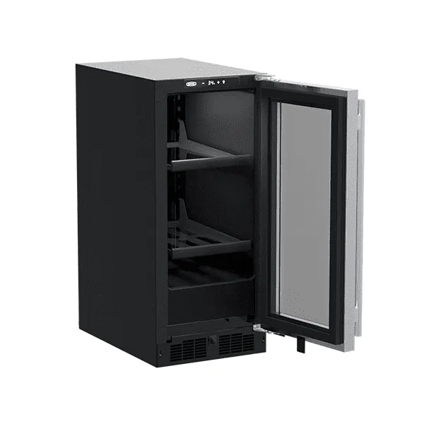 Marvel MLBV215SG01A 15-In Built-In Beverage Center With Door Style - Stainless Steel Frame Glass
