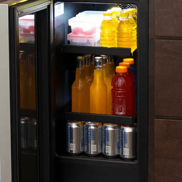 Marvel MLBV215SG01A 15-In Built-In Beverage Center With Door Style - Stainless Steel Frame Glass