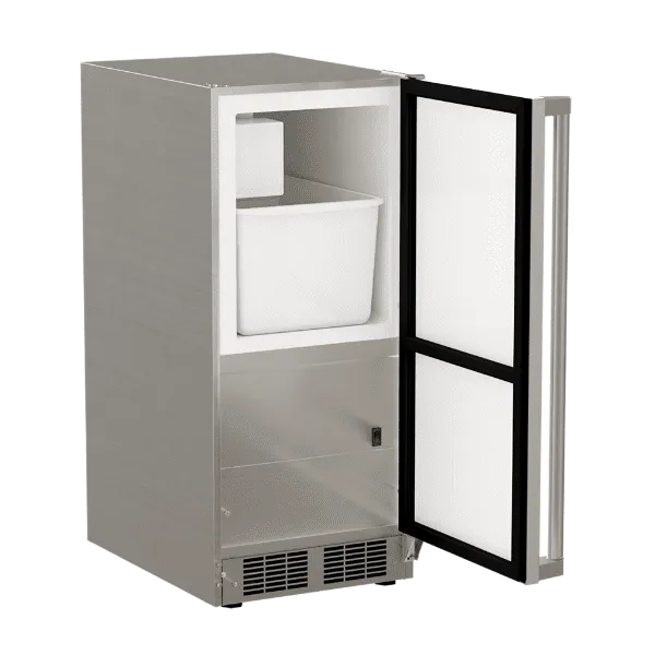 Marvel MOCR215SS01A 15-In Outdoor Built-In Crescent Ice Machine With Door Style - Stainless Steel