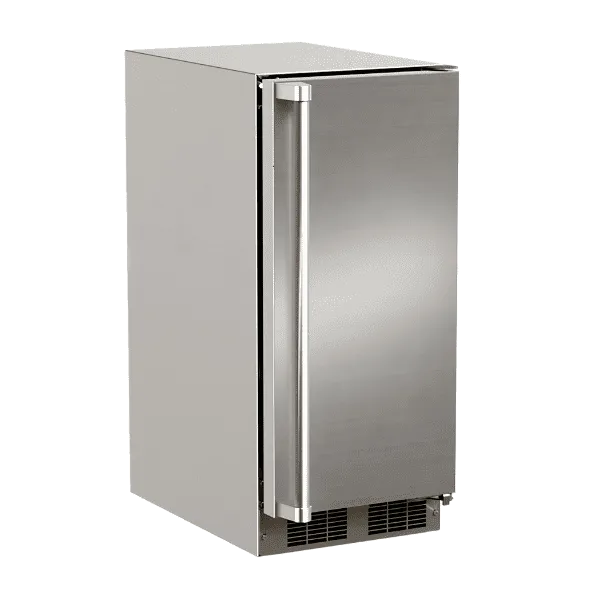 Marvel MOCR215SS01A 15-In Outdoor Built-In Crescent Ice Machine With Door Style - Stainless Steel