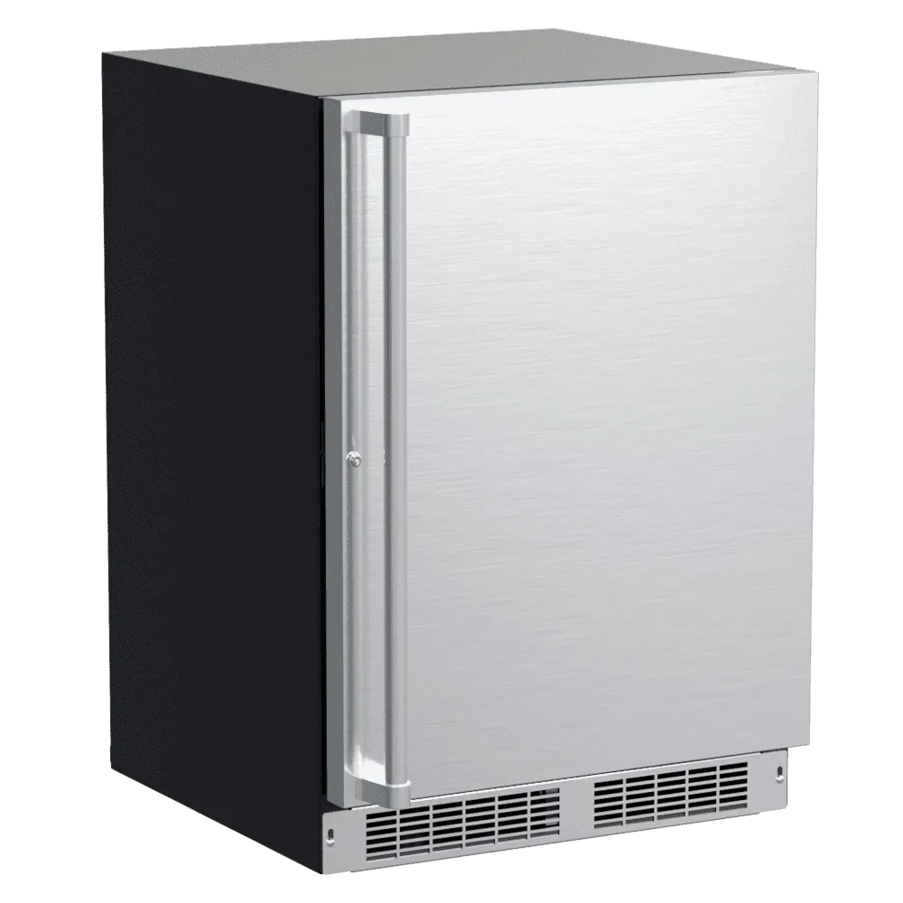 Marvel MPFZ424SS31A 24-In Professional Built-In Freezer With Reversible Door With Door Style - Gray