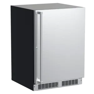 Marvel MPFZ424SS31A 24-In Professional Built-In Freezer With Reversible Door With Door Style - Gray