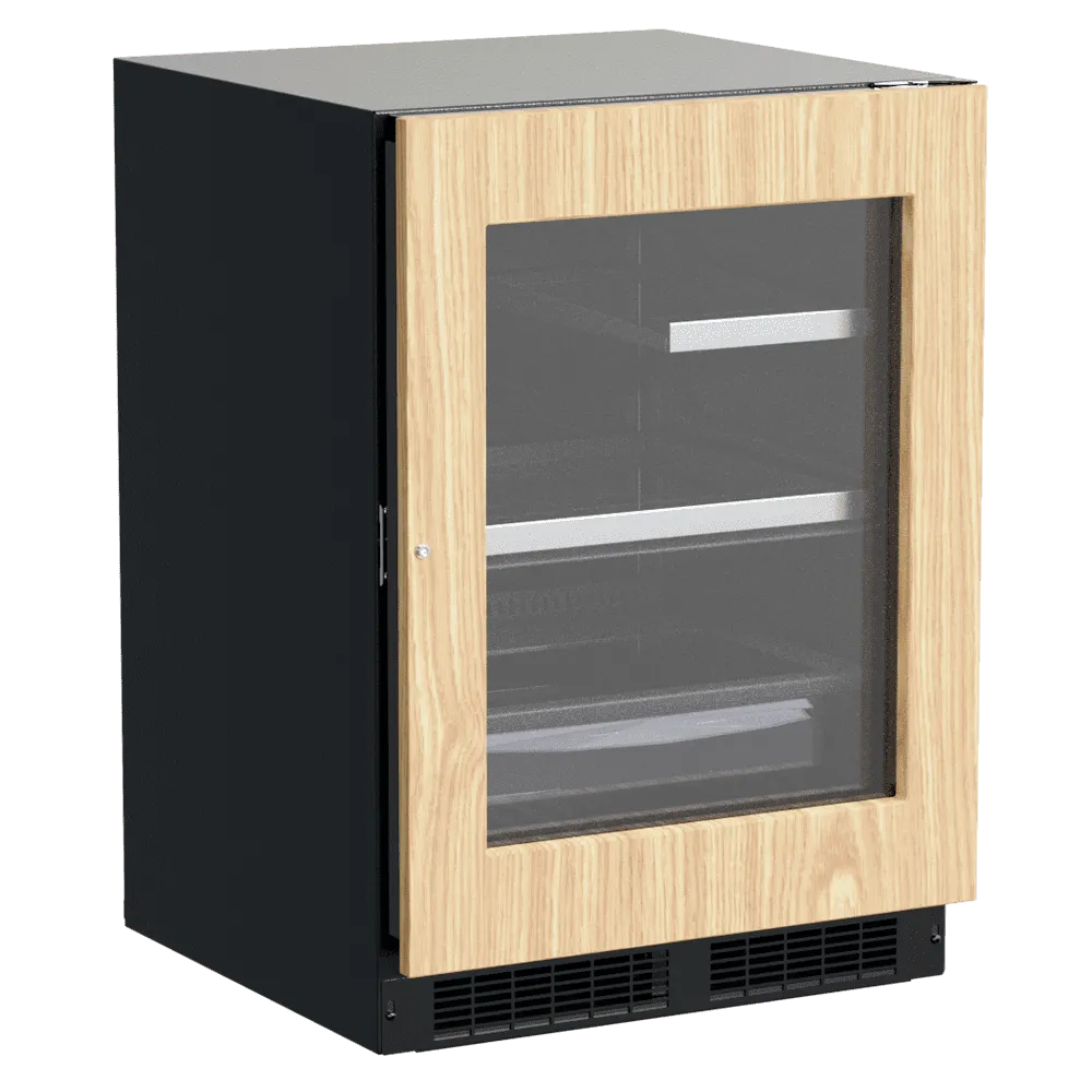 Marvel MPRE424IG31A 24-In Professional Built-In Refrigerator With 3-In-1 Convertible Shelf. Maxstore Bin And Reversible Hinge With Door Style - Panel Ready Frame Glass