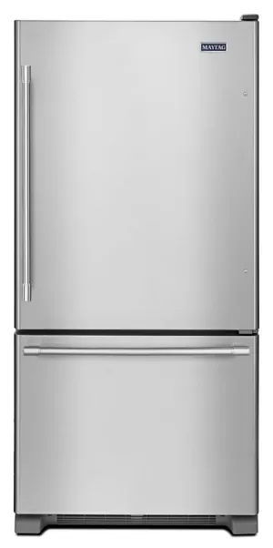 Maytag MBF2258FEZ 33-Inch Wide Bottom Mount Refrigerator - 22 Cu. Ft.