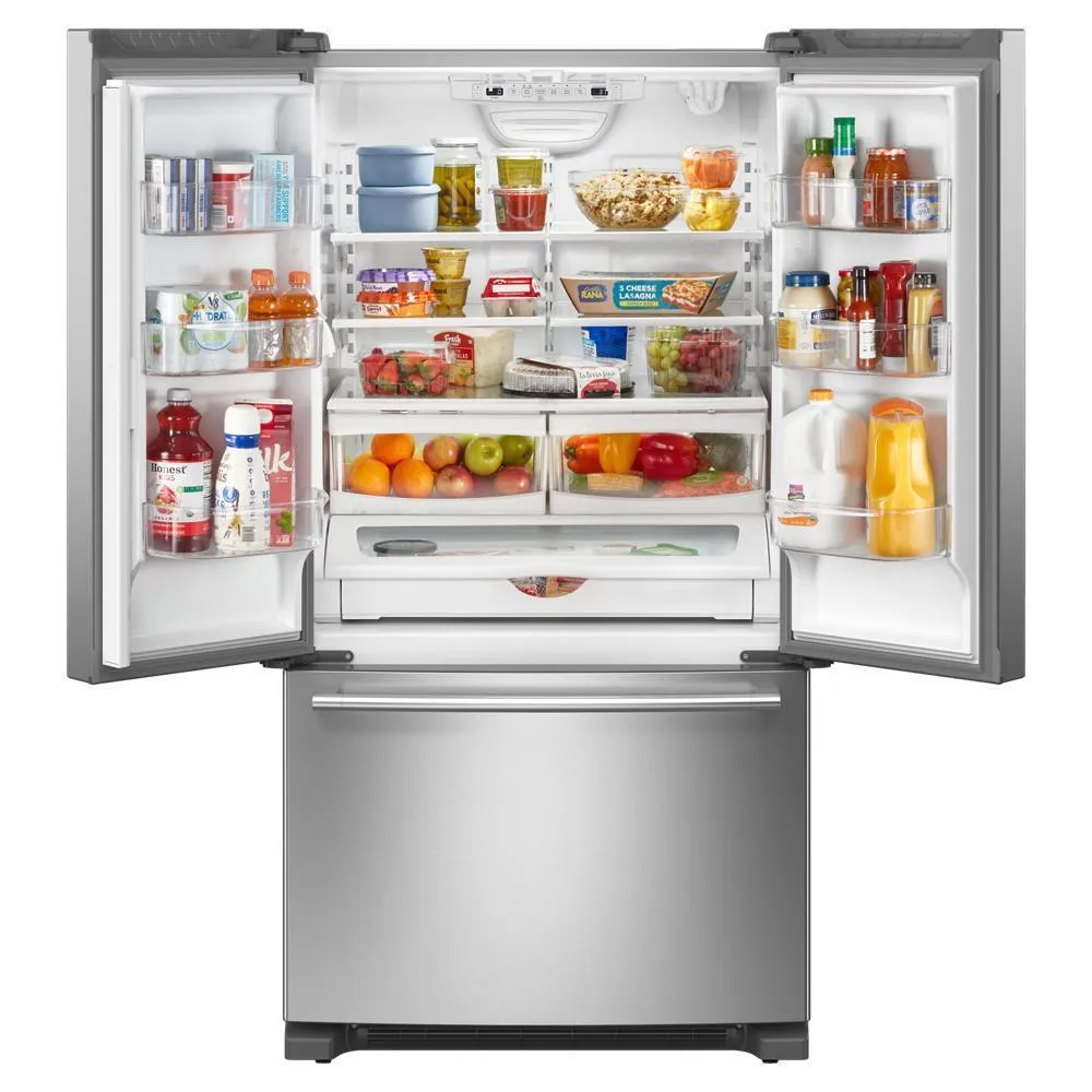Maytag MRFF4136RZ Maytag 36 Inch Wide French Door Bottom Mount Refrigerator With Max Cool Setting - 25 Cu. Ft.