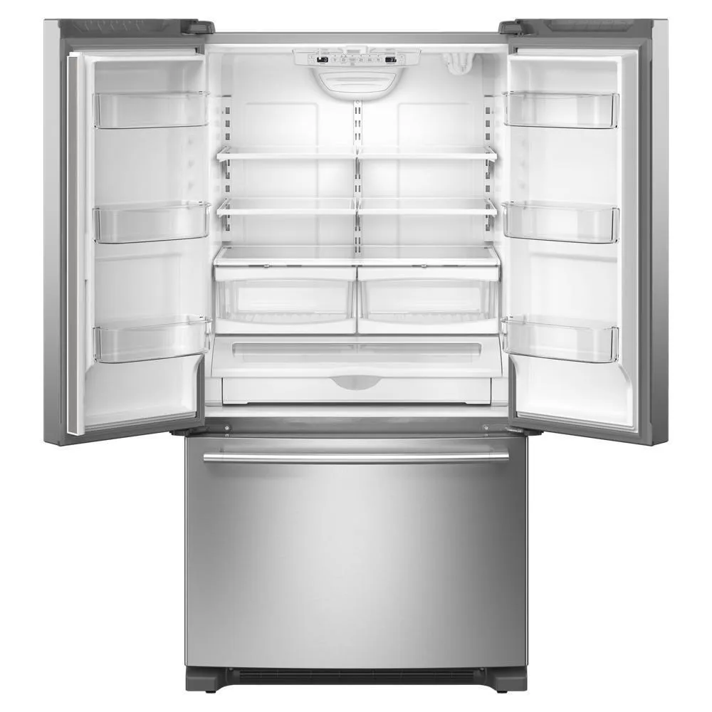 Maytag MRFF4136RZ Maytag 36 Inch Wide French Door Bottom Mount Refrigerator With Max Cool Setting - 25 Cu. Ft.