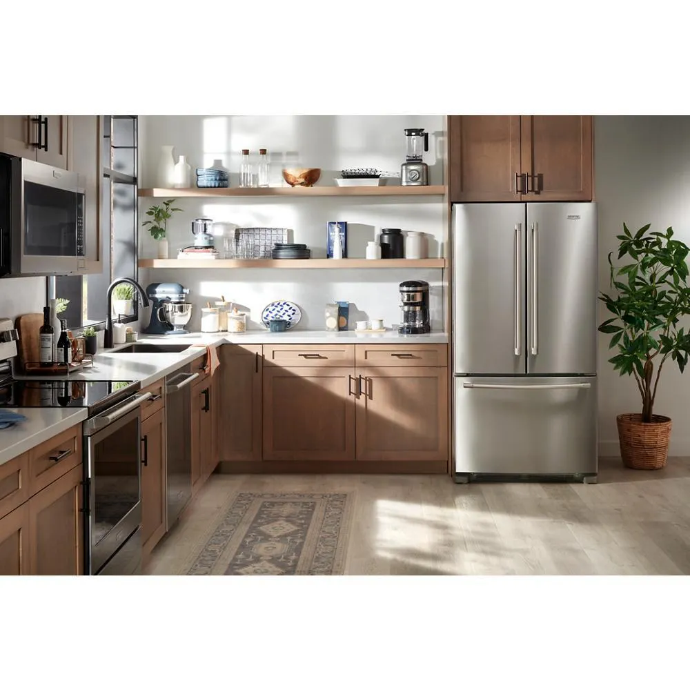 Maytag MRFF4136RZ Maytag 36 Inch Wide French Door Bottom Mount Refrigerator With Max Cool Setting - 25 Cu. Ft.