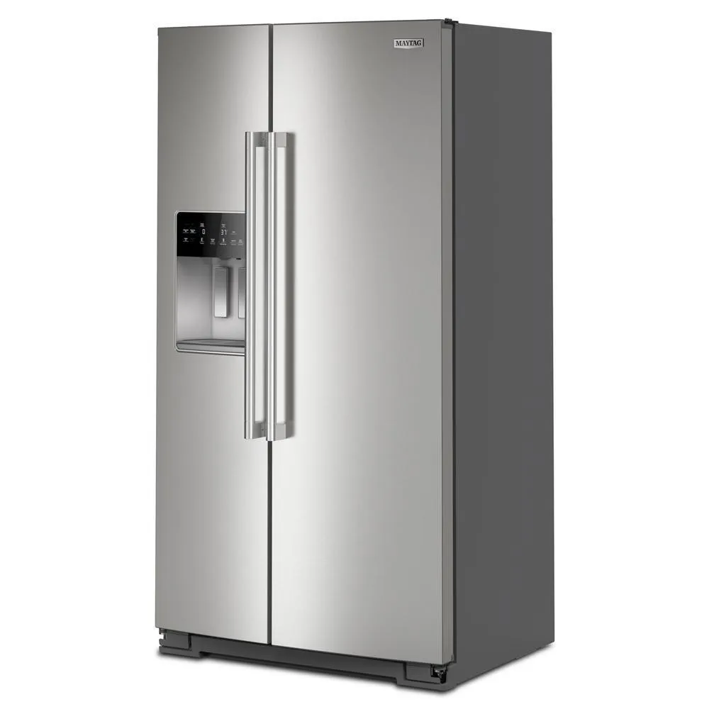 Maytag MRSC6636RZ 36-Inch Wide Counter-Depth Side-By-Side Refrigerator With Arctic Blue Interior - 20.8 Cu. Ft.