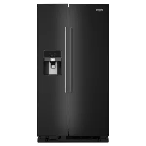 Maytag MRSF4036PB 36-Inch Wide Side-By-Side Refrigerator - 25 Cu. Ft.