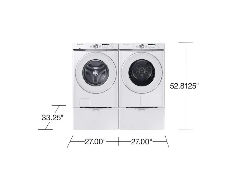 Samsung DV45DG6000HW 7.5 Cu. Ft. Large Capacity Ventless Hybrid Heat Pump Dryer With Wi-Fi In White