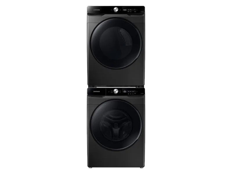 Samsung DVE45A6400V 7.5 Cu. Ft. Smart Dial Electric Dryer With Super Speed Dry In Brushed Black