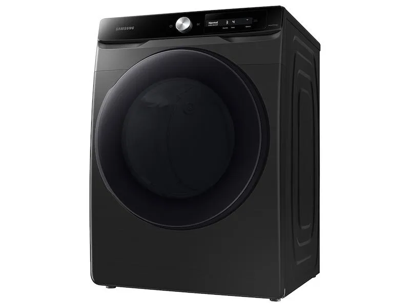 Samsung DVE45A6400V 7.5 Cu. Ft. Smart Dial Electric Dryer With Super Speed Dry In Brushed Black