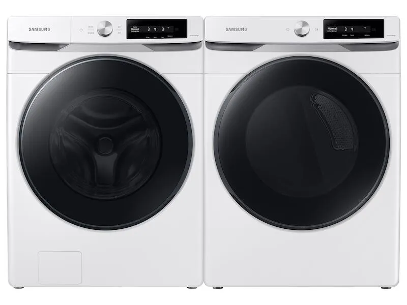 Samsung DVE45A6400W 7.5 Cu. Ft. Smart Dial Electric Dryer With Super Speed Dry In White