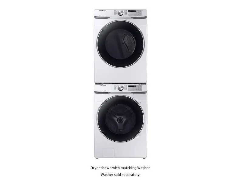 Samsung DVE45T6200W 7.5 Cu. Ft. Electric Dryer With Steam Sanitize  In White