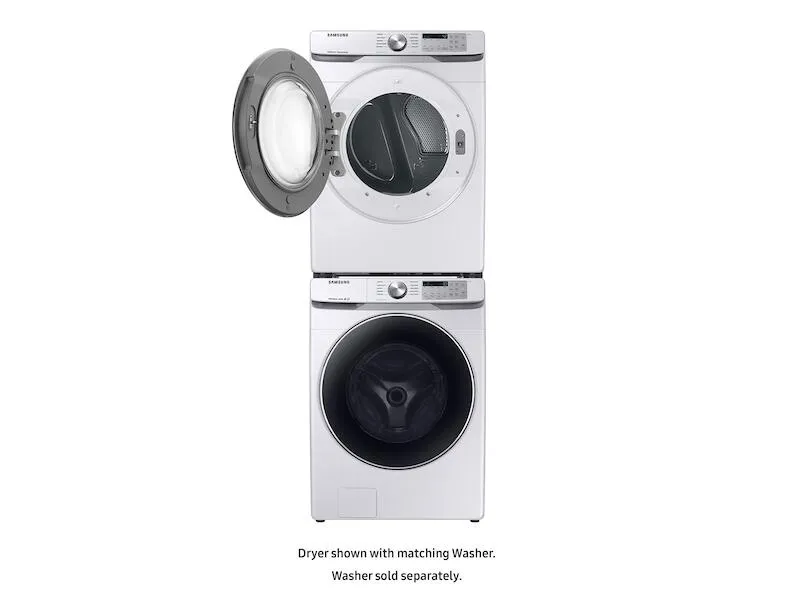 Samsung DVE45T6200W 7.5 Cu. Ft. Electric Dryer With Steam Sanitize  In White