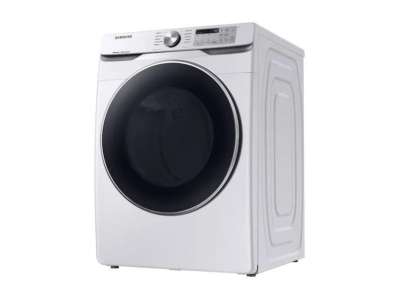Samsung DVE45T6200W 7.5 Cu. Ft. Electric Dryer With Steam Sanitize  In White