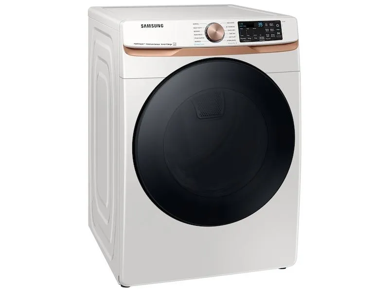 Samsung DVE50BG8300E 7.5 Cu. Ft. Smart Electric Dryer With Steam Sanitize  And Sensor Dry In Ivory
