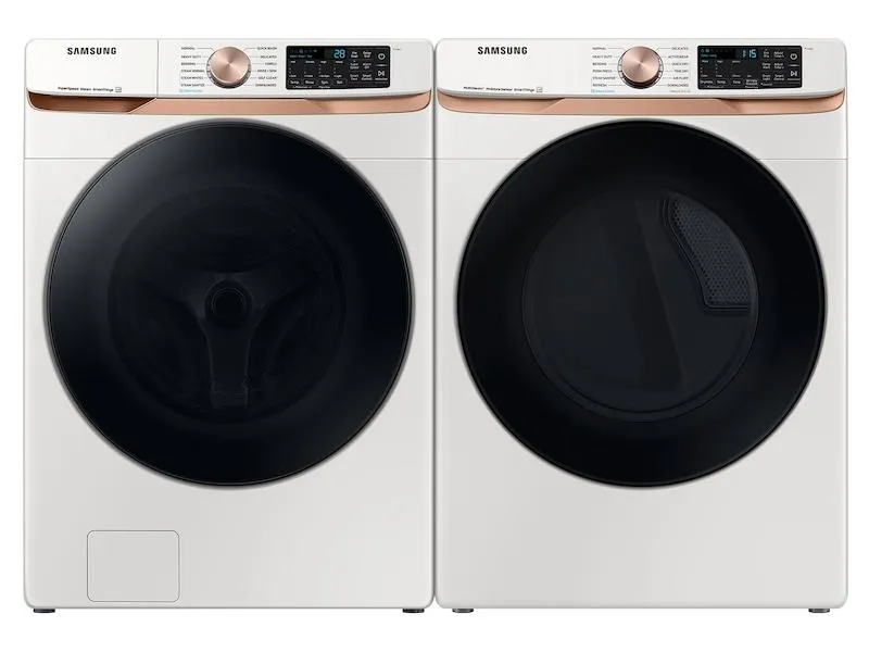 Samsung DVE50BG8300E 7.5 Cu. Ft. Smart Electric Dryer With Steam Sanitize  And Sensor Dry In Ivory
