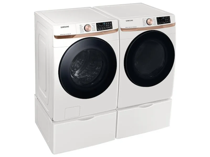 Samsung DVE50BG8300E 7.5 Cu. Ft. Smart Electric Dryer With Steam Sanitize  And Sensor Dry In Ivory