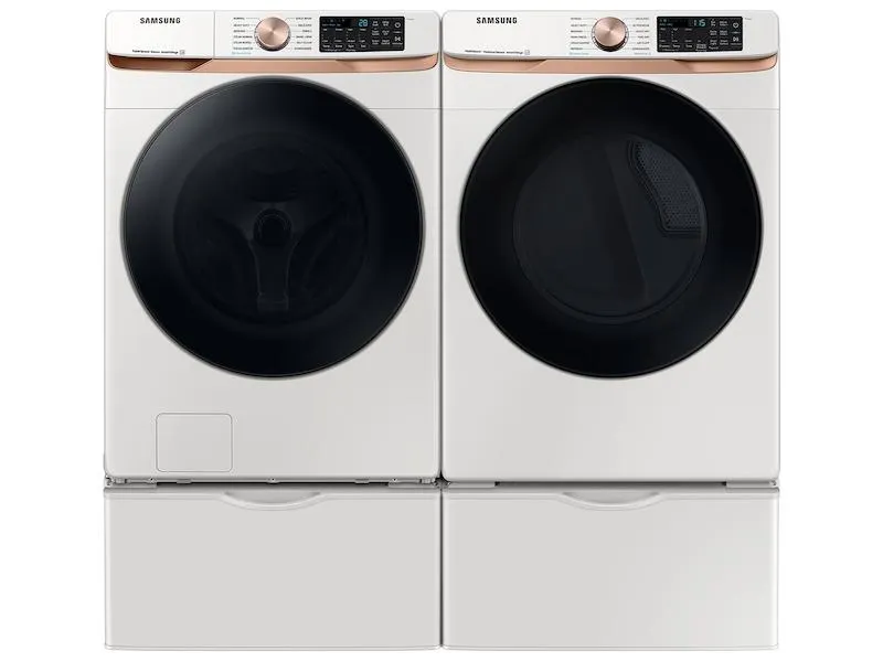 Samsung DVE50BG8300E 7.5 Cu. Ft. Smart Electric Dryer With Steam Sanitize  And Sensor Dry In Ivory