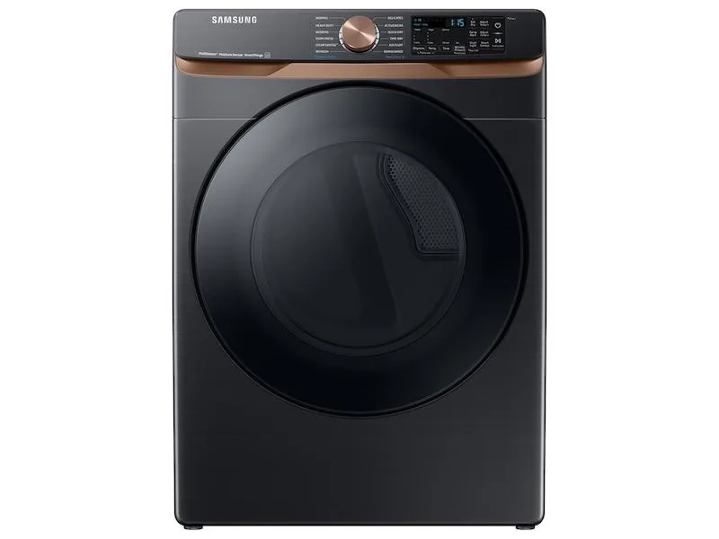 Samsung DVE50BG8300V 7.5 Cu. Ft. Smart Electric Dryer With Steam Sanitize  And Sensor Dry In Brushed Black