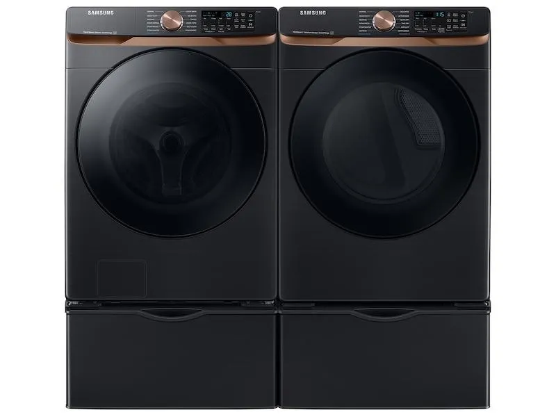 Samsung DVE50BG8300V 7.5 Cu. Ft. Smart Electric Dryer With Steam Sanitize  And Sensor Dry In Brushed Black