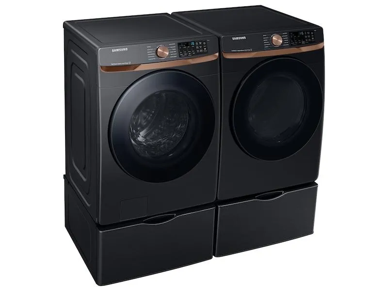 Samsung DVE50BG8300V 7.5 Cu. Ft. Smart Electric Dryer With Steam Sanitize  And Sensor Dry In Brushed Black
