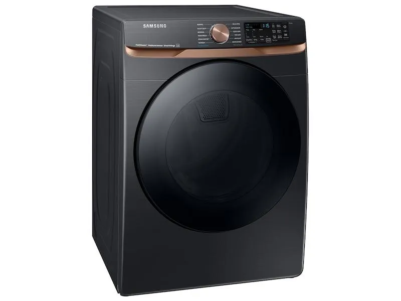 Samsung DVE50BG8300V 7.5 Cu. Ft. Smart Electric Dryer With Steam Sanitize  And Sensor Dry In Brushed Black