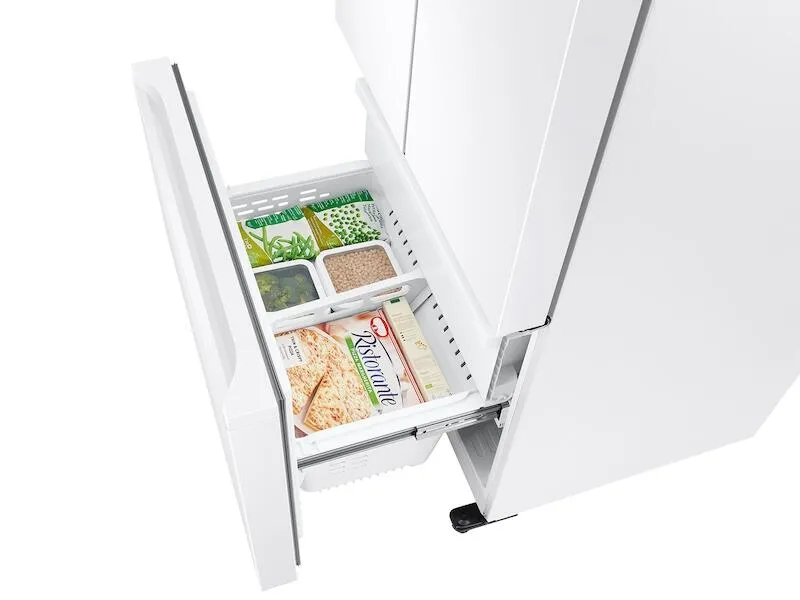 Samsung RF20A5101WW 19.5 Cu. Ft. Smart 3-Door French Door Refrigerator In White