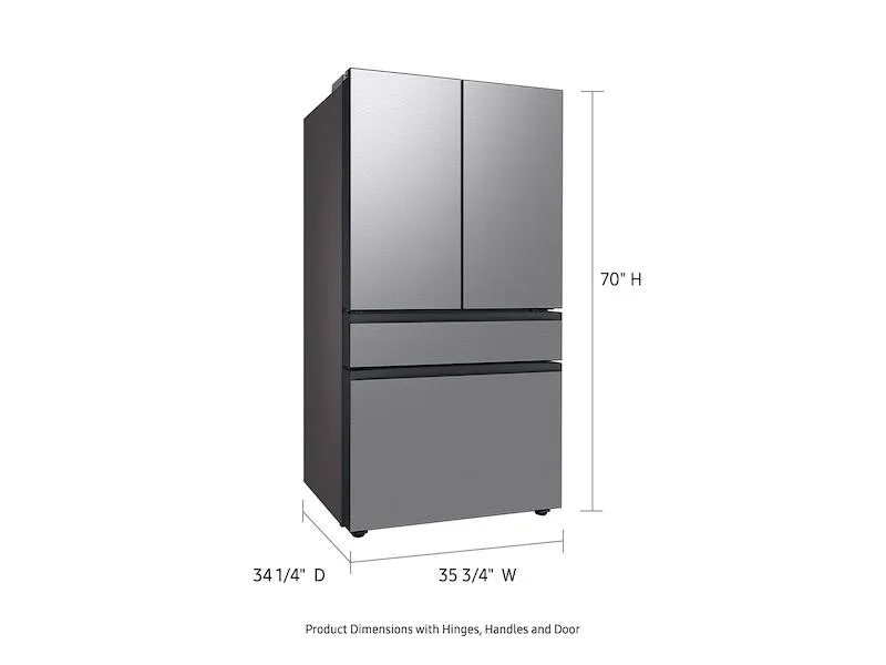 Samsung RF29BB8200QL Bespoke 4-Door French Door Refrigerator (29 Cu. Ft.) With Autofill Water Pitcher In Stainless Steel