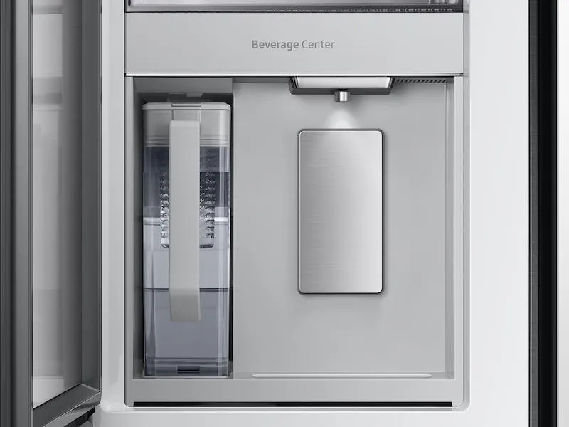 Samsung RF29BB890012 Bespoke 4-Door French Door Refrigerator (29 Cu. Ft.) With Family Hub&#8482; In White Glass