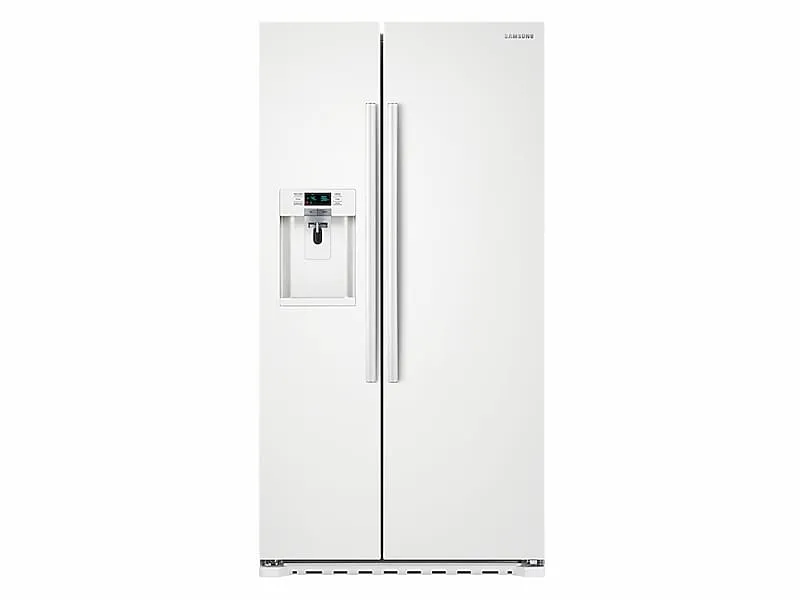 Samsung RS22HDHPNWW 22 Cu. Ft. Counter Depth Side-By-Side Refrigerator In White
