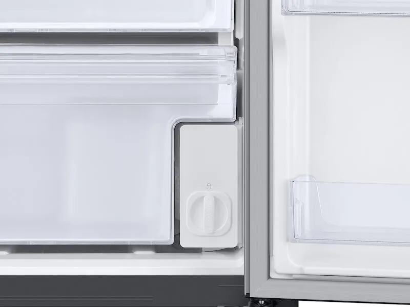 Samsung RS23A500ASR 23 Cu. Ft. Smart Counter Depth Side-By-Side Refrigerator In Stainless Steel