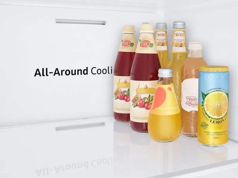 Samsung RS23A500ASR 23 Cu. Ft. Smart Counter Depth Side-By-Side Refrigerator In Stainless Steel