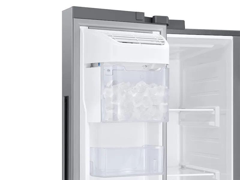 Samsung RS23A500ASR 23 Cu. Ft. Smart Counter Depth Side-By-Side Refrigerator In Stainless Steel