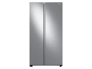 Samsung RS23A500ASR 23 Cu. Ft. Smart Counter Depth Side-By-Side Refrigerator In Stainless Steel
