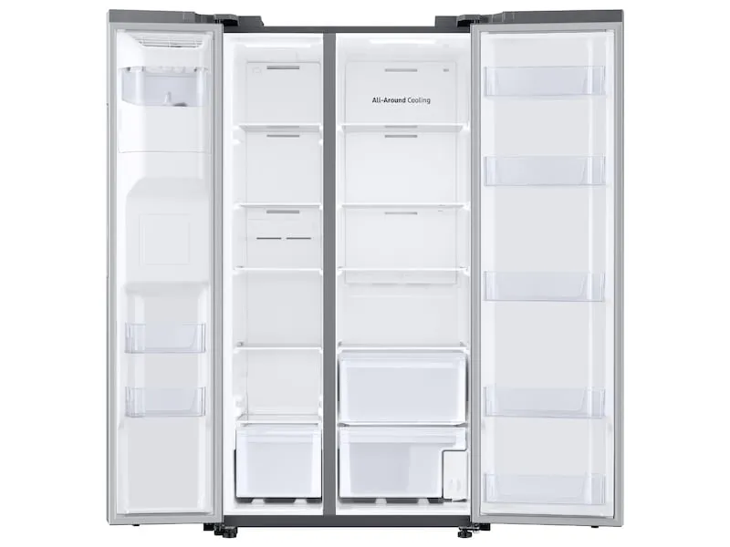 Samsung RS27T5201SR 27.4 Cu. Ft. Smart Side-By-Side Refrigerator With Large Capacity In Stainless Steel