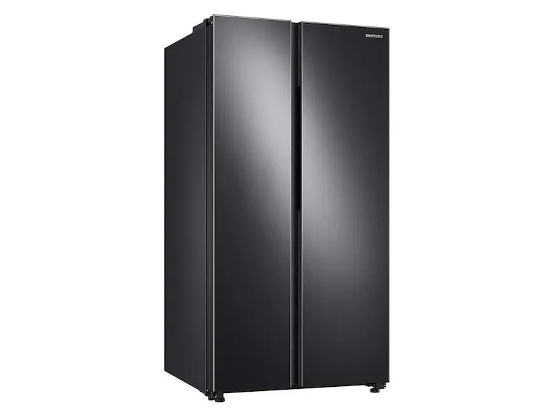Samsung RS28A500ASG 28 Cu. Ft. Smart Side-By-Side Refrigerator In Black Stainless Steel