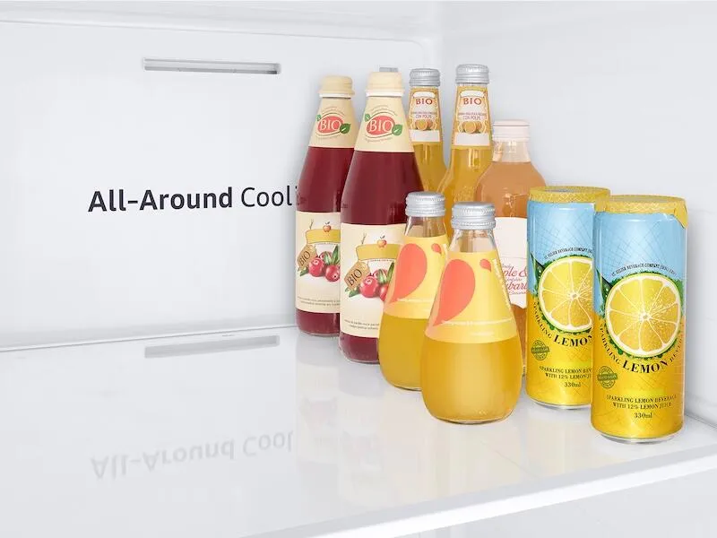 Samsung RS28A500ASG 28 Cu. Ft. Smart Side-By-Side Refrigerator In Black Stainless Steel