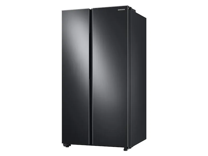 Samsung RS28A500ASG 28 Cu. Ft. Smart Side-By-Side Refrigerator In Black Stainless Steel