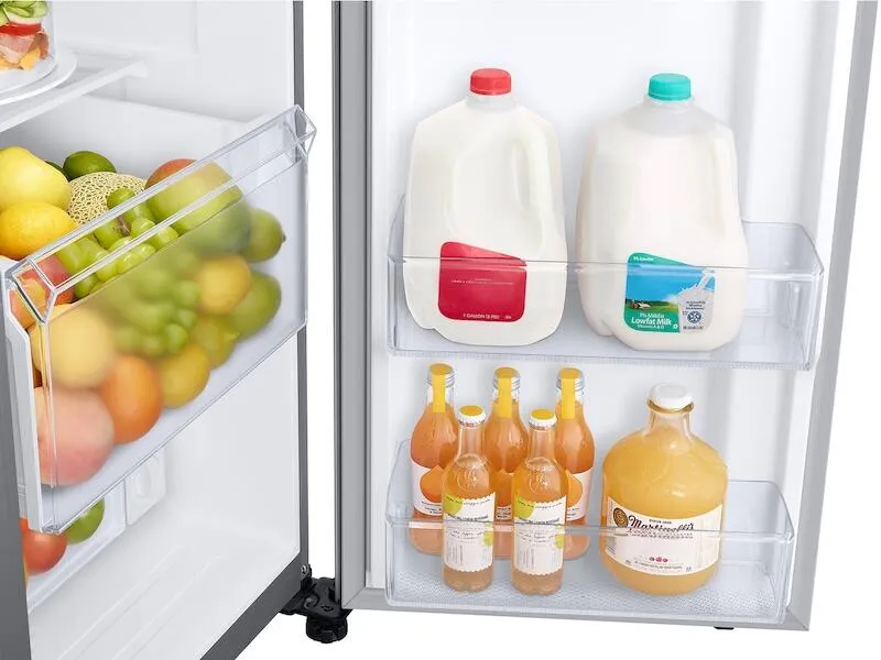 Samsung RS28A500ASR 28 Cu. Ft. Smart Side-By-Side Refrigerator In Stainless Steel