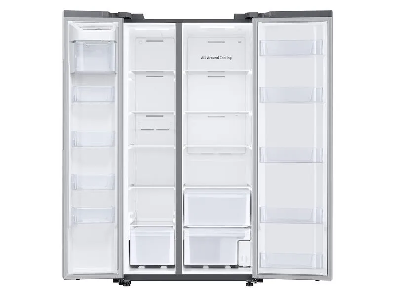 Samsung RS28A500ASR 28 Cu. Ft. Smart Side-By-Side Refrigerator In Stainless Steel