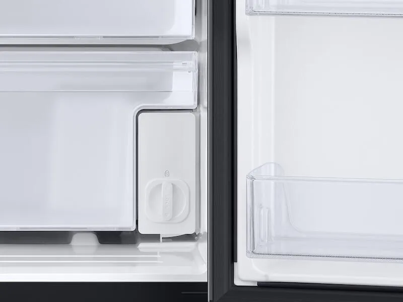 Samsung RS28A5F61SG 27.3 Cu. Ft. Smart Side-By-Side Refrigerator With Family Hub&#8482; In Black Stainless Steel